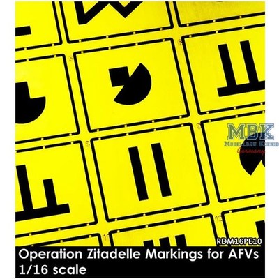 Rado Miniatures RDM16PE10 Operation Citadelle Kursk 1943 Markings for AFVs
