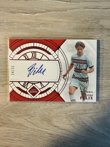 2022 National Treasures Road to Qatar - Joao Felix - Ruby Auto /25