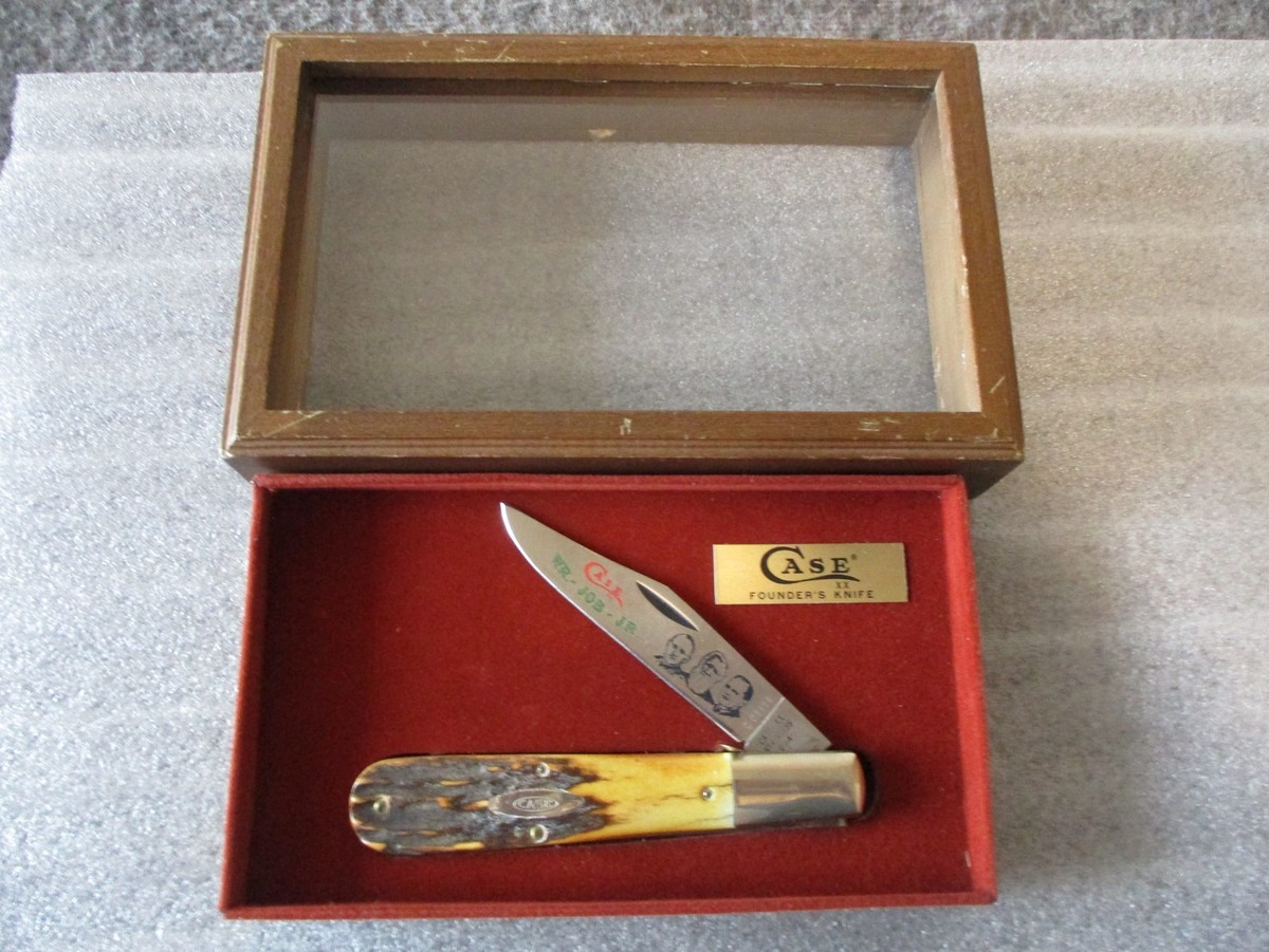 VINTAGE CASE XX 5143 SSP LTD PRODUCTION FOUNDERS STAG KNIFE in