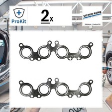 2x ORIGINAL® Victor Reinz Dichtung, Abgaskrümmer für Volvo XC90 I S80 II