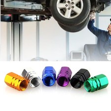 4PCS Tire Valve Stem Caps Cover Aluminum Tight Sealed Compact Structure Whe IOBY