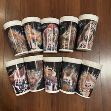 1992 USA Olympic Dream Team Cups Jordan Bird More McDonald&rsquo;s LOT Set OF 10 T12