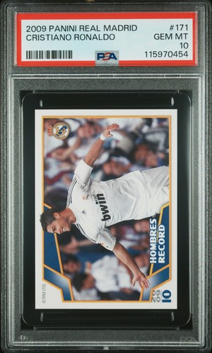 2009 PANINI REAL MADRID #171 CRISTIANO RONALDO PSA 10