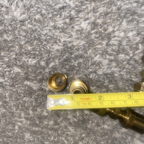 Giunto a compressione in ottone 1/2" con Ferrell lotto di 3 raccordi filettati - Foto 7 di 8