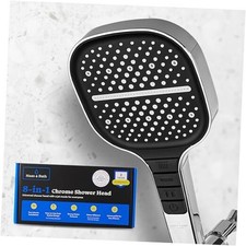 Loft Home Essentials Shower Head Only - 8-in-1 Chrome B. Showerhead Only