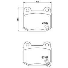 Satz Bremsbeläge Bremsklötze hinten für Subaru BRZ ZC6 Forester SG | 23940437