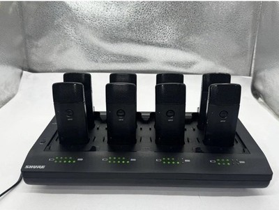 SHURE MXWNCS8 8-port Charging Station With 8 MXW6/C Z10 Transmitter Microphones