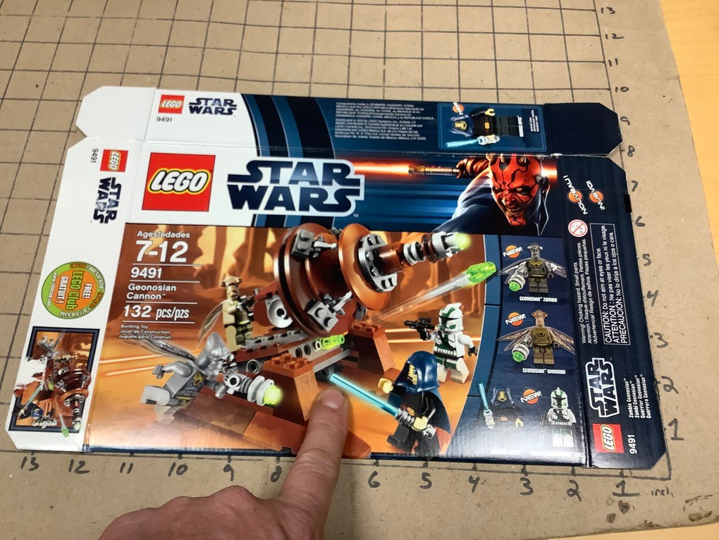 Lego 9491 - STAR WARS - Genonosian Cannon - flattened box only | eBay