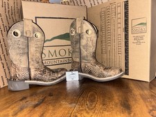 Smoky Mountain Little Boys' Gator Western Boot - Broad Square Toe - 3401C