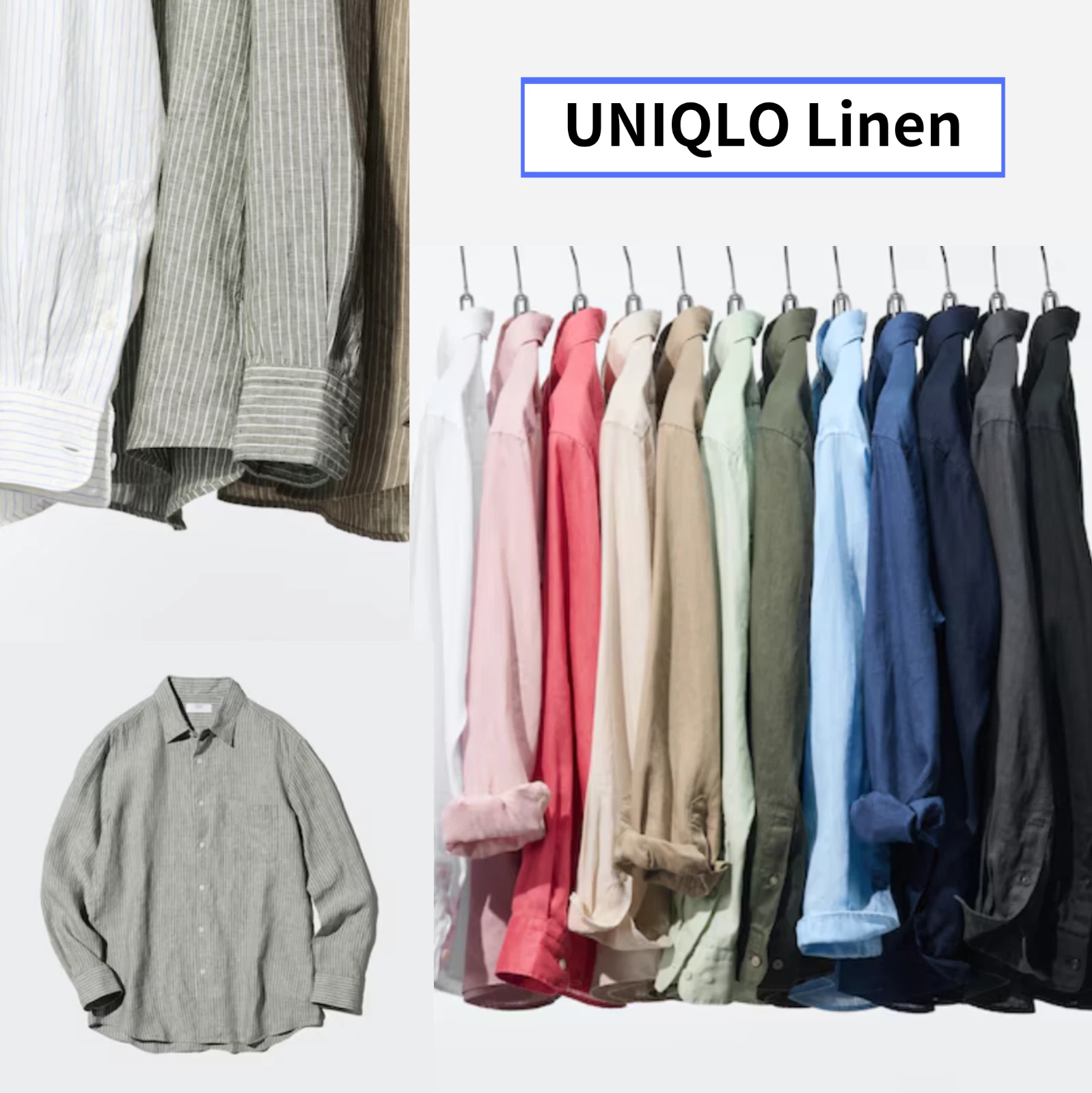 UNIQLO Premium Linen Shirt 12 Solid 4 Striped XS~4XL MEN New Japan
Opens in a new window or tab