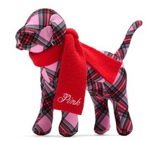 Victoria's Secret PINK Mini Dog with scarf 2025 Holiday Limited Edition