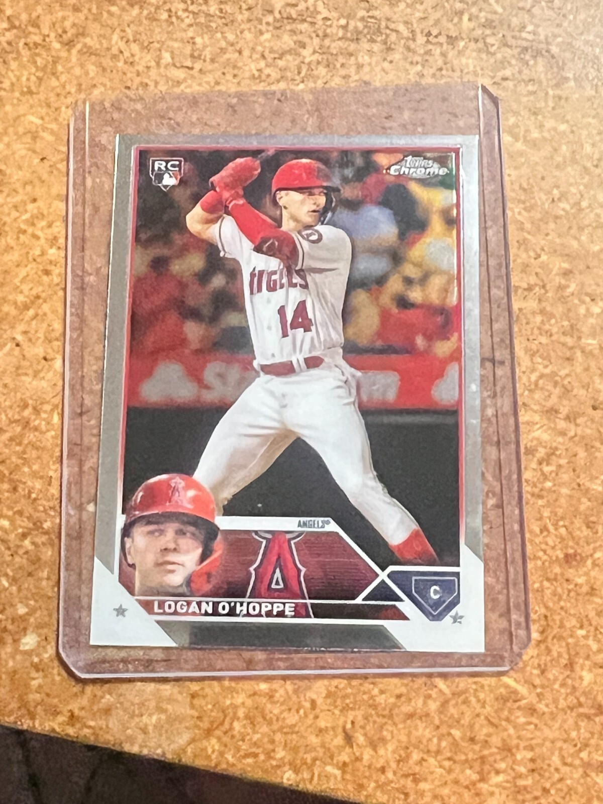2023 Topps Chrome Baseball # 188 Logan O'Hoppe RC