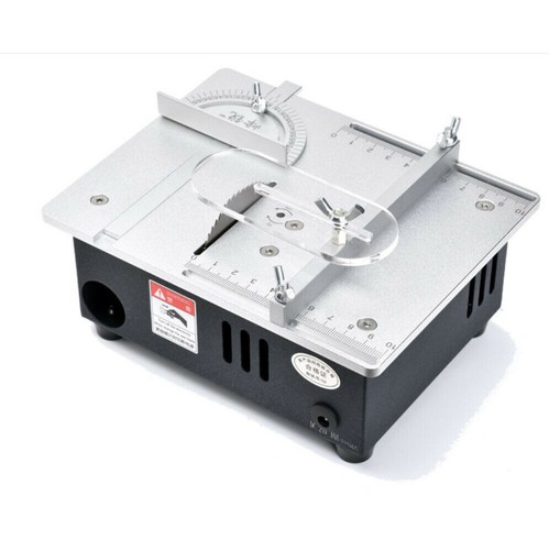 Mini Table Saw Electric Bench Saw Woodworking DIY Acrylic PCB Desktop Cutting - Picture 11 of 12