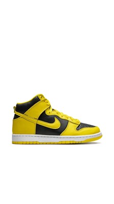 Nike Dunk High Varsity Maize Black Yellow (CZ8149-002) Men's Size 10