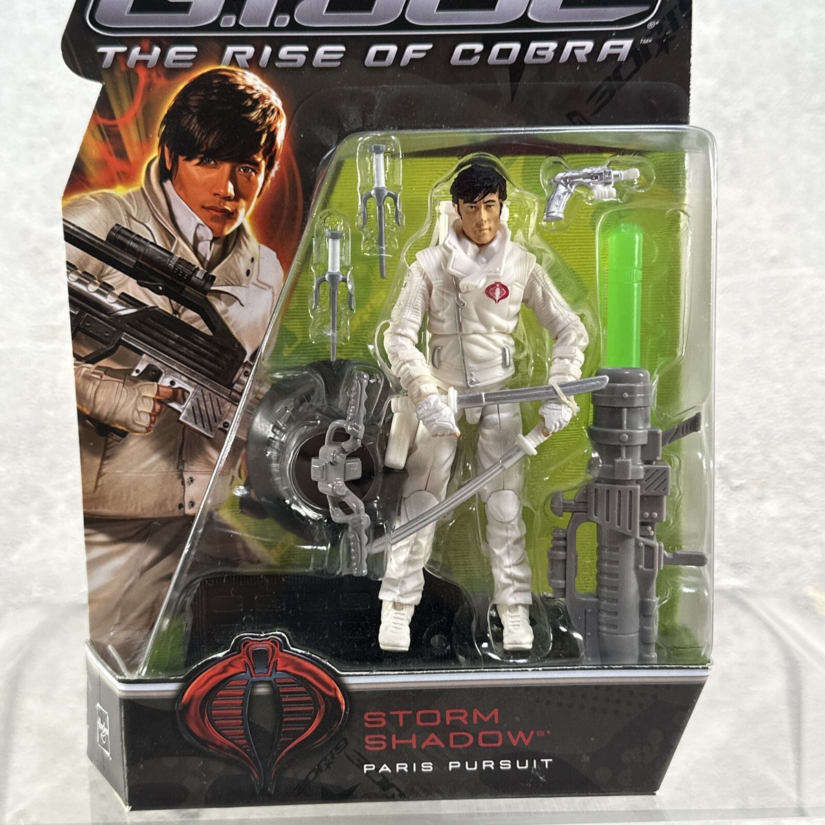 2009 Hasbro GI Joe The Rise of Cobra Storm Shadow Paris Pursuit