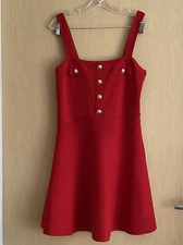MICHAEL KORS Crimson Red Sexy Dress Size L $275.00