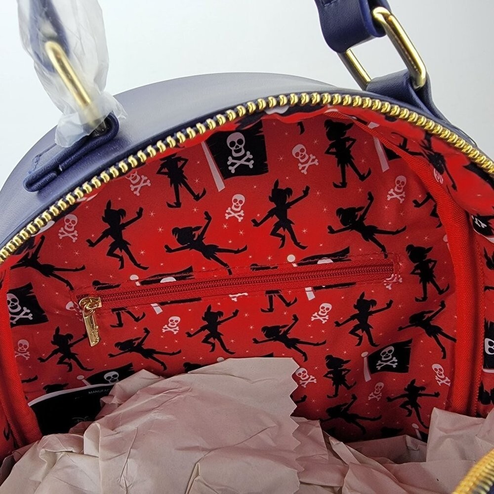 NWT Loungefly Disney Peter Pan Captain Hook & Tink Mini Backpack Loungefly | Bags | Nwt Loungefly Peter Pan Captain Captain  main image 3