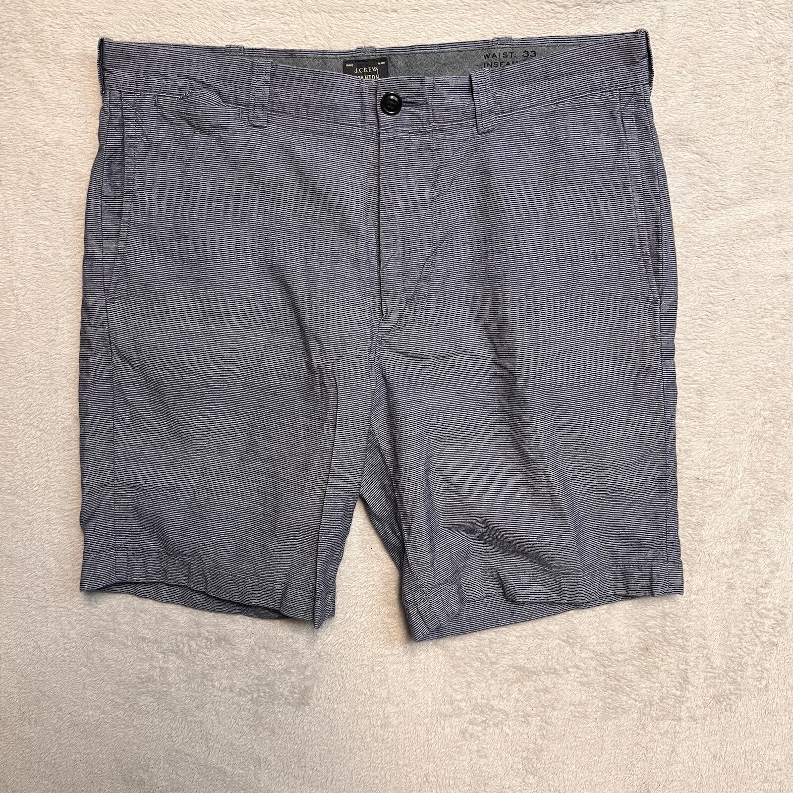 J Crew Stanton Men’s Preppy Chino Shorts Size 33