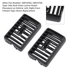 2pcs Side Dash Vents Louver Outlet Driver Passenger For Jeep Wrangler Tj 97-2006