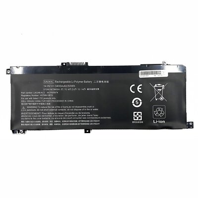 SA04XL Battery for HP Envy X360 15m-dr1012dx 15-DS0007NG 15