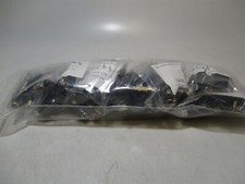 RCA Phono Audio Inline Black Female Plug w Strain Relief - Lot of 10 Packs of 10