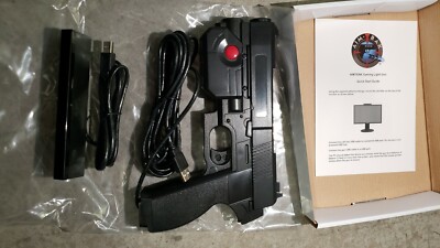 Lightgun Aimtrak – Noir – Pistolet Pour Borne Arcade Et PC – Neuf