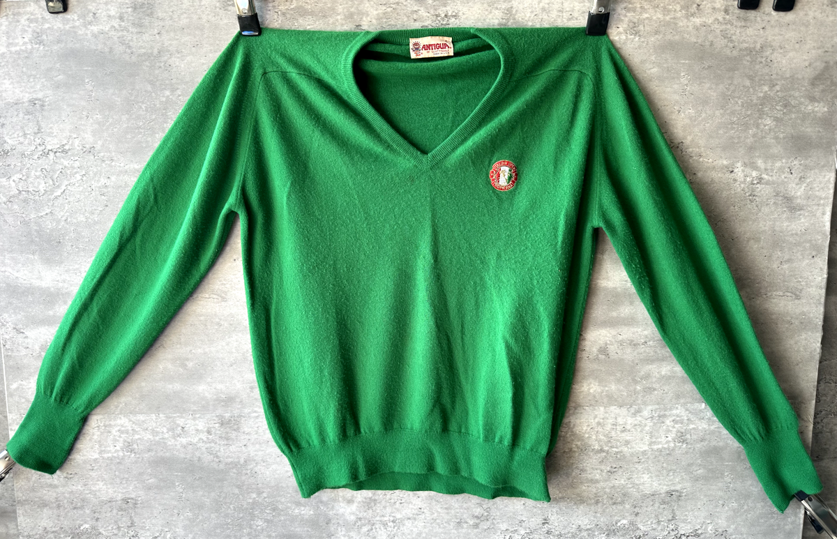 Vintage 1980s Antigua Italian Open Tropicana Golf Tournament Green