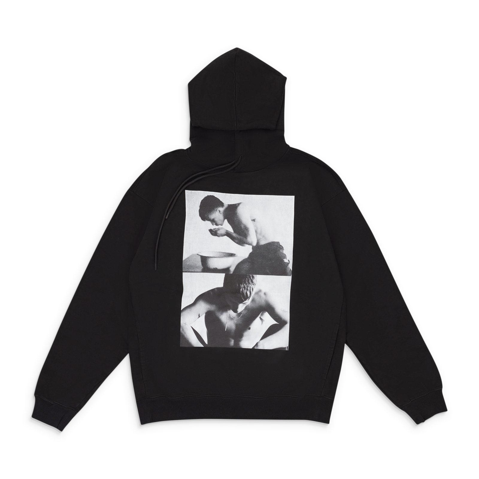 ЧЕРНАЯ ТОЛСТОВКА С КАПЮШОНОМ NWT DUST MAGAZINE BRO B, РАЗМЕР XL, 240 ДОЛЛАРОВ США