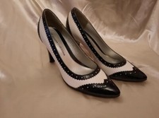 Donna Christina 39 Vintage Rockabilly Pumps Lack Heels Retro Elegant Lackleder