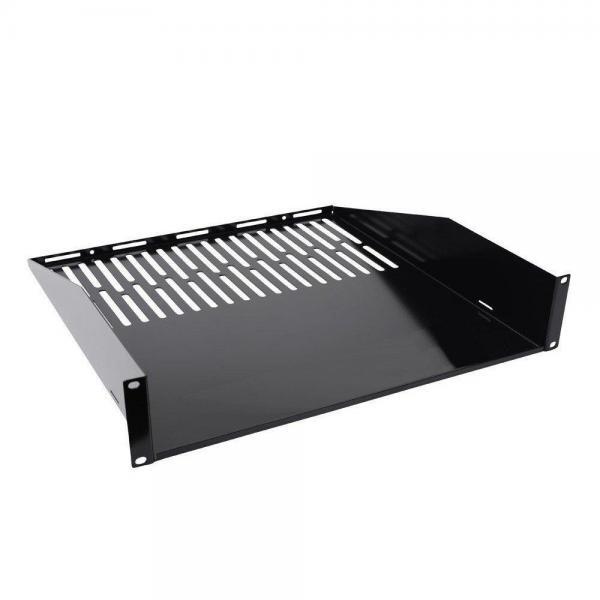 Techly Professional Mensola 2 U per armadio rack Audio Video