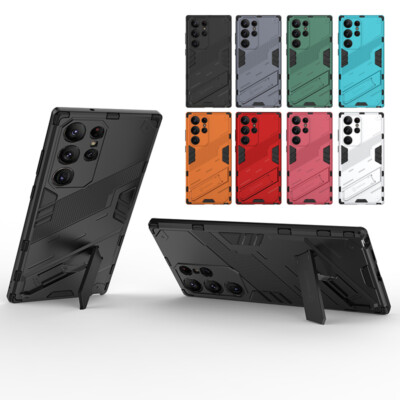 For Samsung Galaxy S26 S25 S24 S23 S22 S21Shockproof Hybrid Armor Kickstand Case