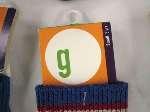 Vintage 90s Y2k Gymboree Boy Ankle Sock Lot 2 3 Green Blue Gray Solid Foldover - Picture 4 of 5
