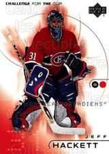2001-02 UD Challenge for the Cup #45 Jeff Hackett