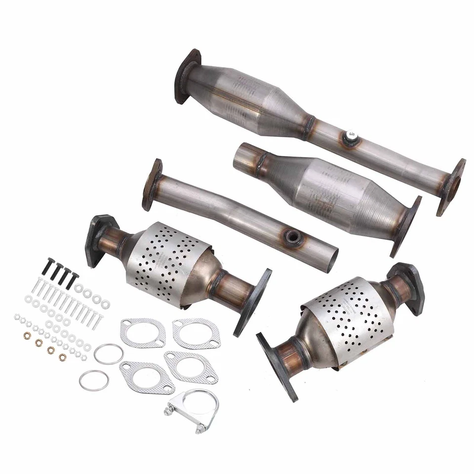 Catalytic Converter Set w/Gasket For 05-14 Nissan Frontier 05-12 Pathfinder 4.0L Foto 4 de 4