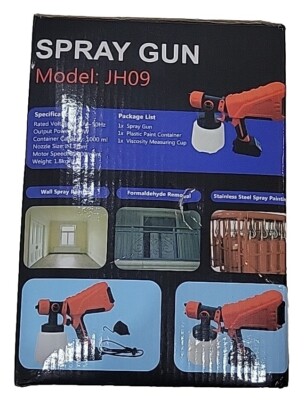 Paint Spray Gun Model JH09 Body Shop Paint Gun. REMOVABLE HEAD FOR EASY CLEANING