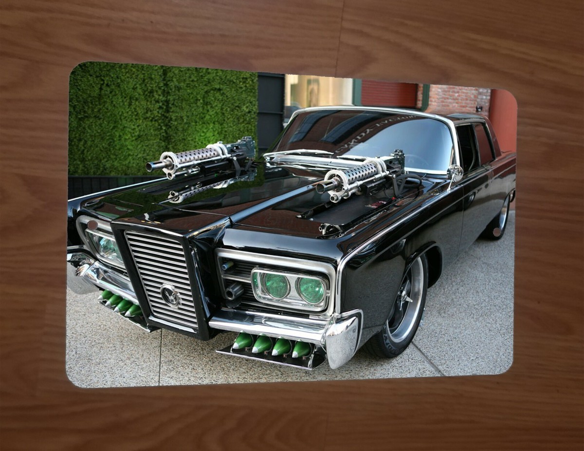 1966 Chrysler Imperial Crown Green Hornet Car 8x12 Metal Wall Sign