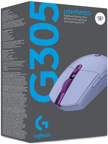 Logitech G305 LIGHTSPEED Kabellose Gaming Maus Lila