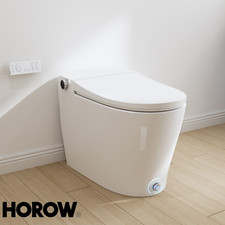HOROW Modern Bidet Electric Smart Toilet W/ Seat, Radar Sensor, Auto Open Close