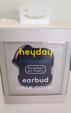 New Heyday Earbud Case Cover for Apple Blue Felt Stripe - Open Box