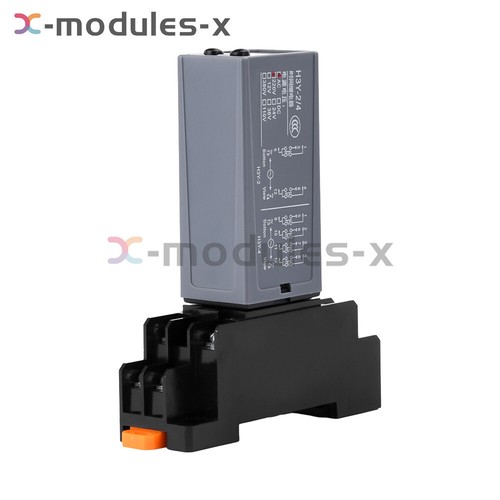 Einstellbares digitales Zeitrelais Zykluszeitverzögerungsrelais + Basis DC12V/24V AC220V - Bild 16 von 30