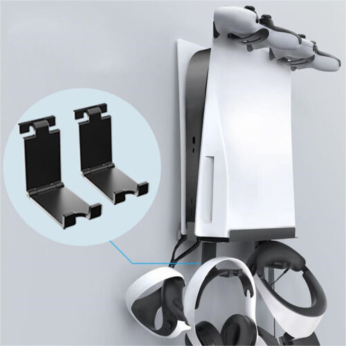 For PS5 Console PSVR2 Wall Mount W/Controller Headset Hanger Charge Cable - Picture 1 of 6