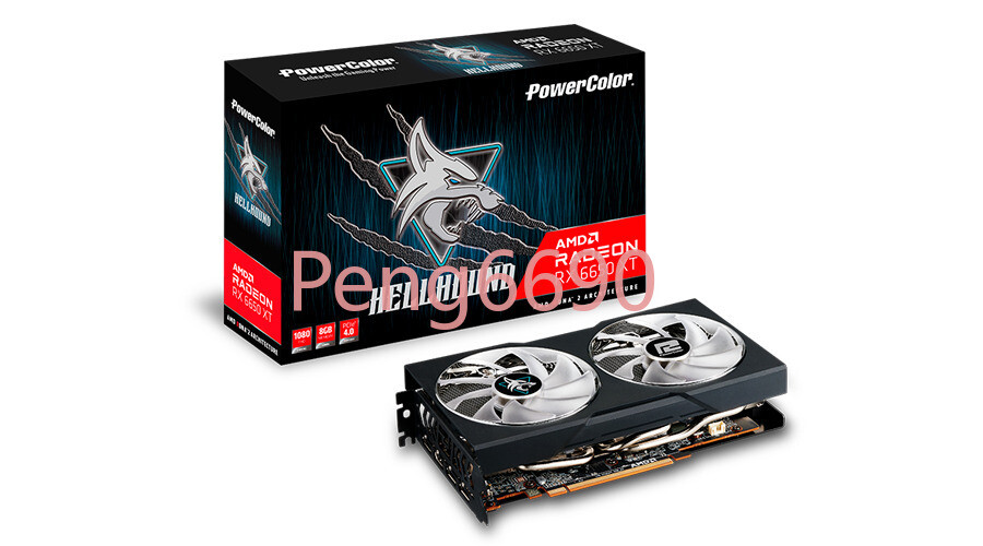 グラフィックボード・グラボ・ビデオカード PowerColor HellHound Radeon RX6650XT 8GB PowerColor Hellhound AMD Radeon RX 6650 XT 8GB GDDR6