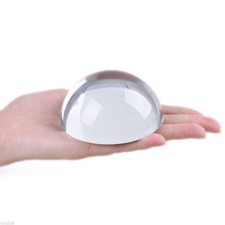 Big Magnifying Glass Paperweight Dome Magnifiers Semi Crystal Ball 60mm