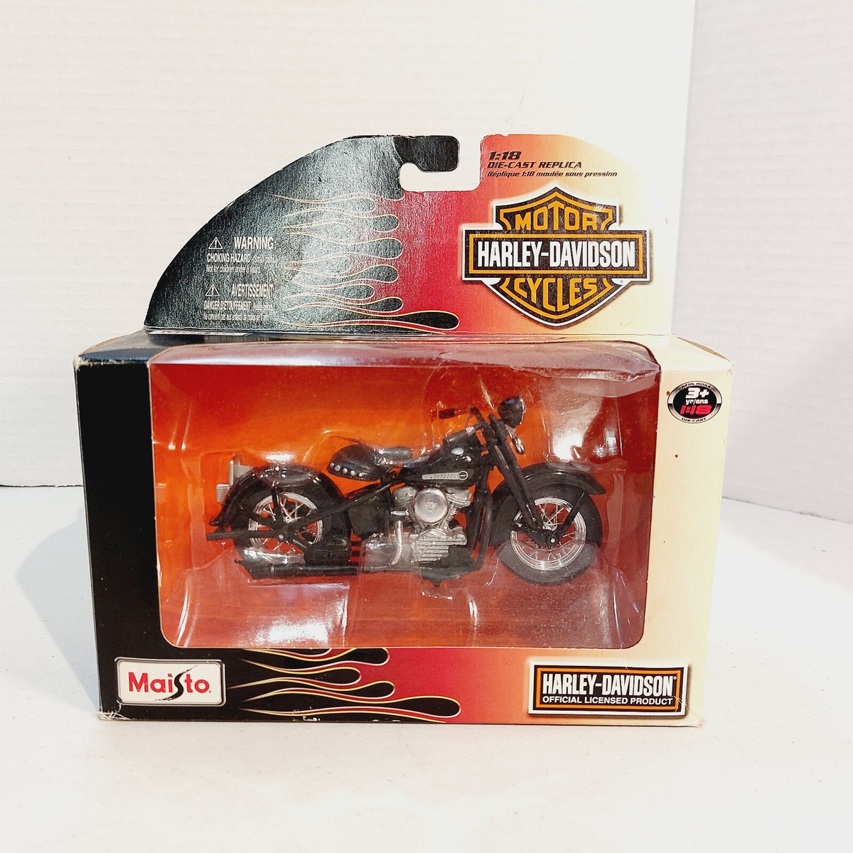 Maisto Harley Davidson 1:18 Diecast Black Motorcycle | eBay