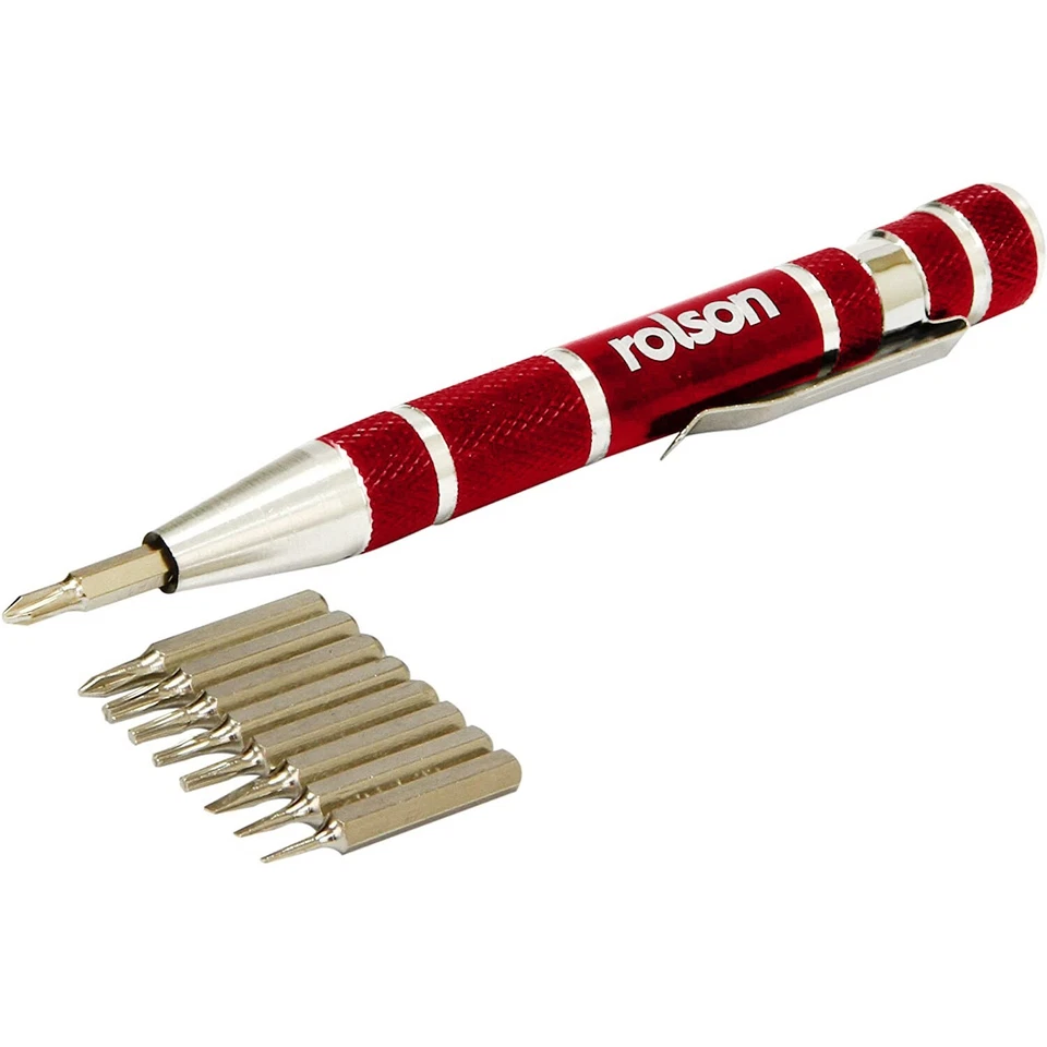 Rolson 9 in 1 Precision Screwdriver Set for DIY Automotive Electronics Glasses - Image 2 of 4
