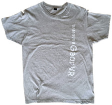 SAMSUNG GEAR VR Vintage T-Shirt; Size L Gray