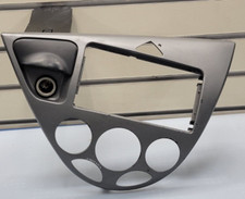 00-04 Ford Focus Temperature Climate Control With Radio Dash Bezel Trim Silver 00-04 Ford Focus Temperature Climate Control With Radio Dash Bezel Trim Silver
