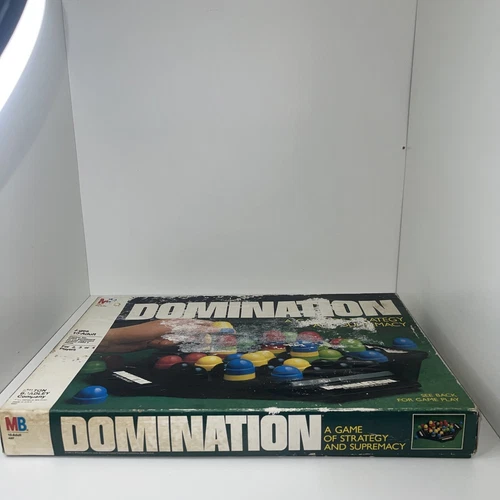 Vintage 1982 Domination Board Game Milton Bradley Complete 4207