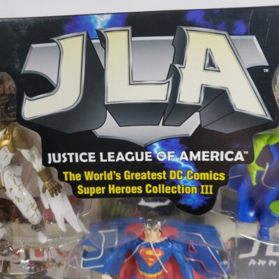 JLA Superheros Set 3 Boxed 5 Figure Collection Set DC Comics 1999