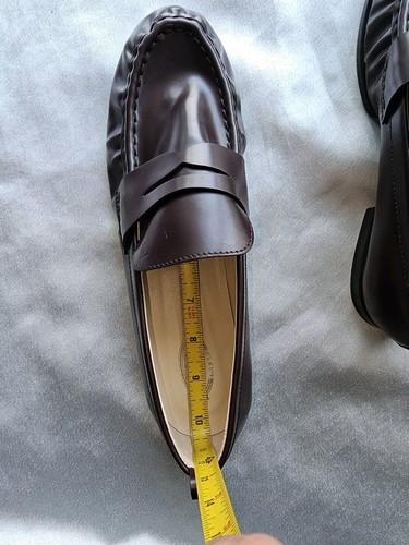 Tod's Ruched Low-Top Loafers Sz 10 - Picture 5 of 13